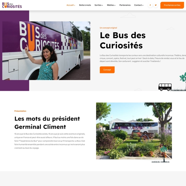 Site réalisé en HTML, CSS, Bootstrap 5, PHP et MySQL